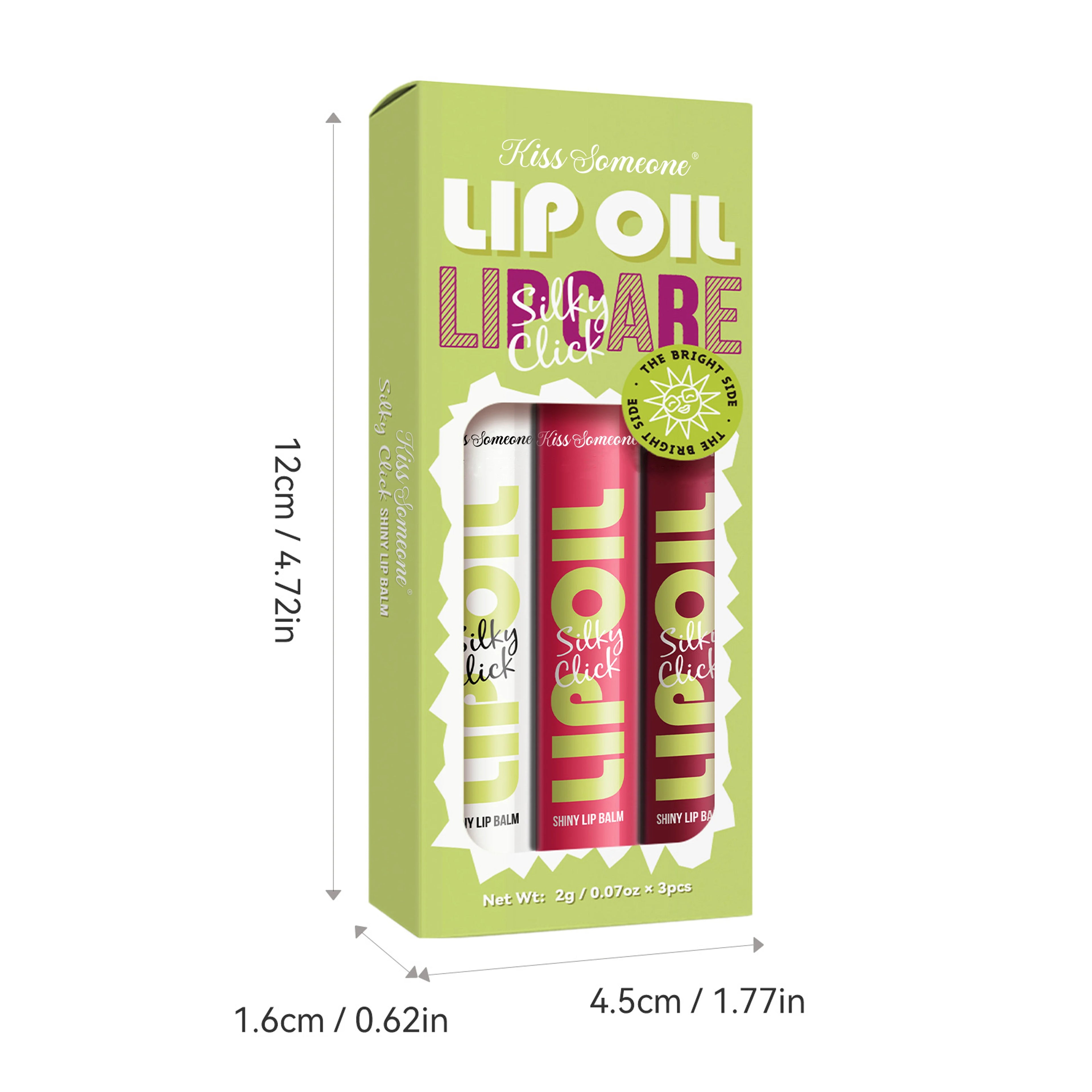 Glossy Lip Set – 3-Piece Moisturizing Lip Gloss Trio
