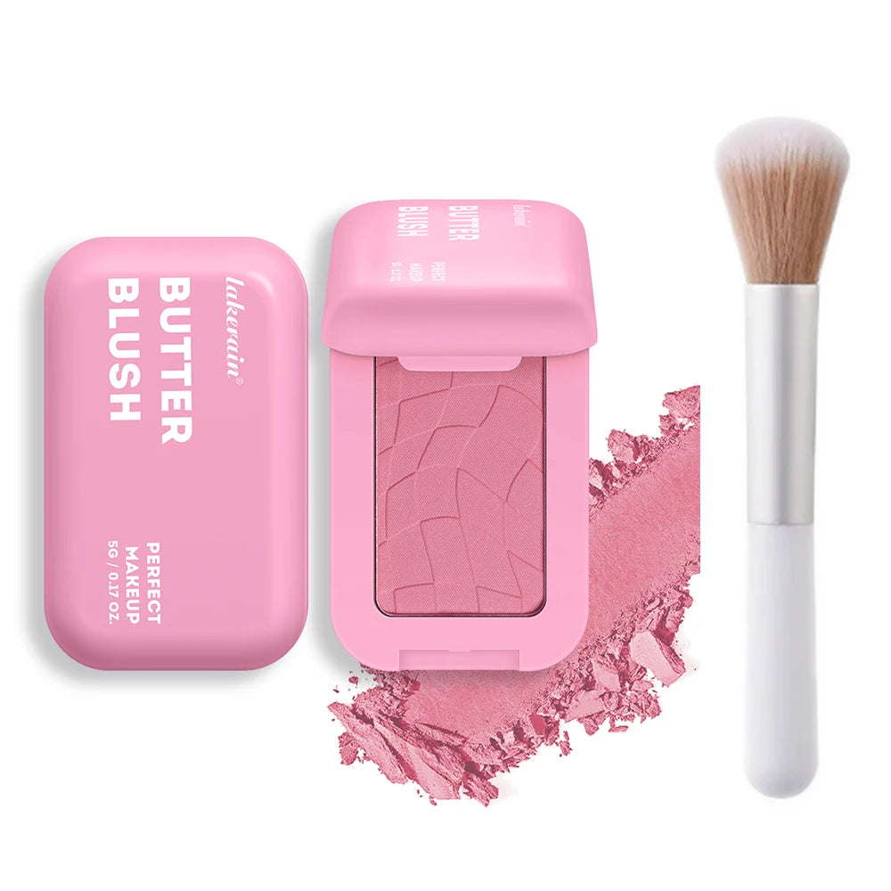 12HR Long-Wear Vegan Blush – Buildable Powder & Cream