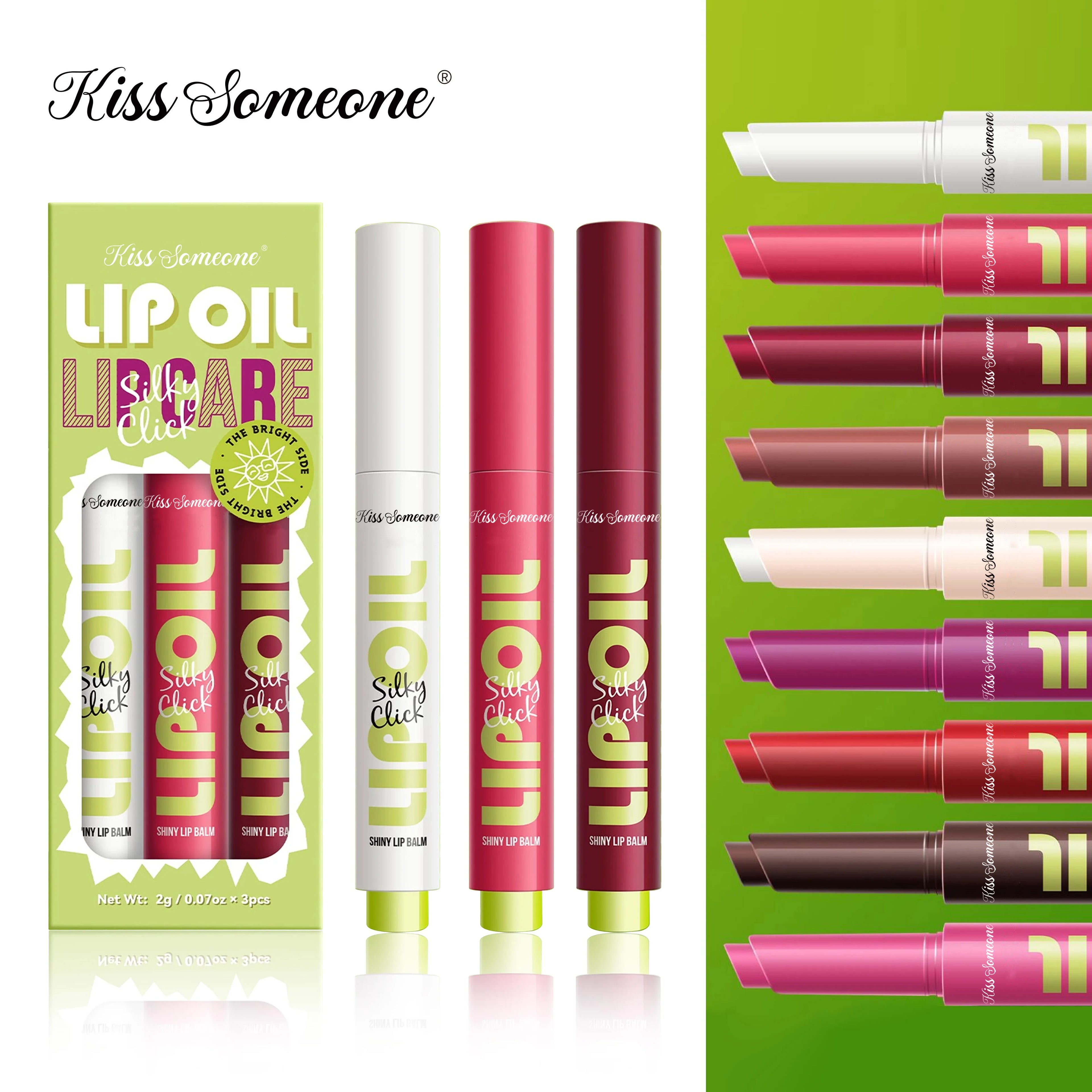 Glossy Lip Set – 3-Piece Moisturizing Lip Gloss Trio