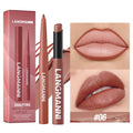 Waterproof Lip Liner & Lipstick Duo – Smudge-Proof Set