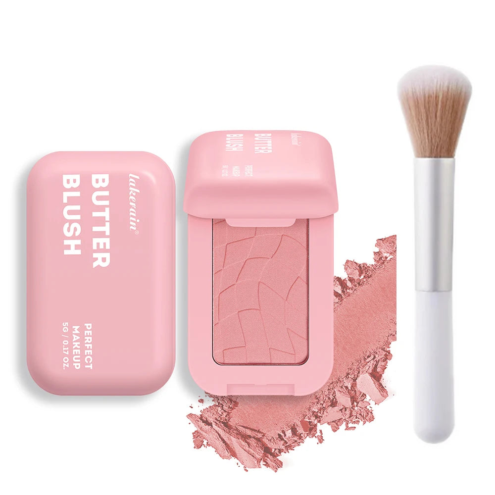 12HR Long-Wear Vegan Blush – Buildable Powder & Cream