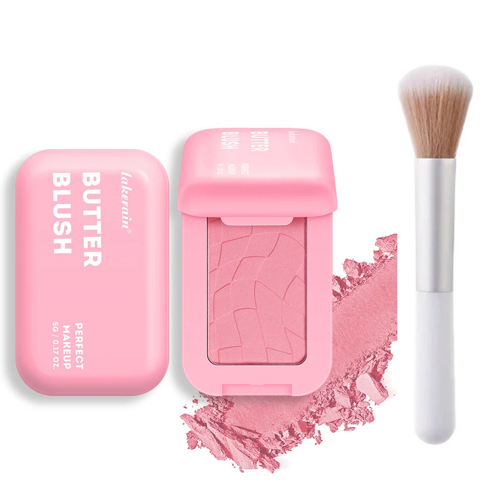 12HR Long-Wear Vegan Blush – Buildable Powder & Cream